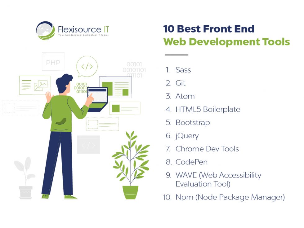 Top 10 Front-End Web Development Tools In 2022 - Flexisource