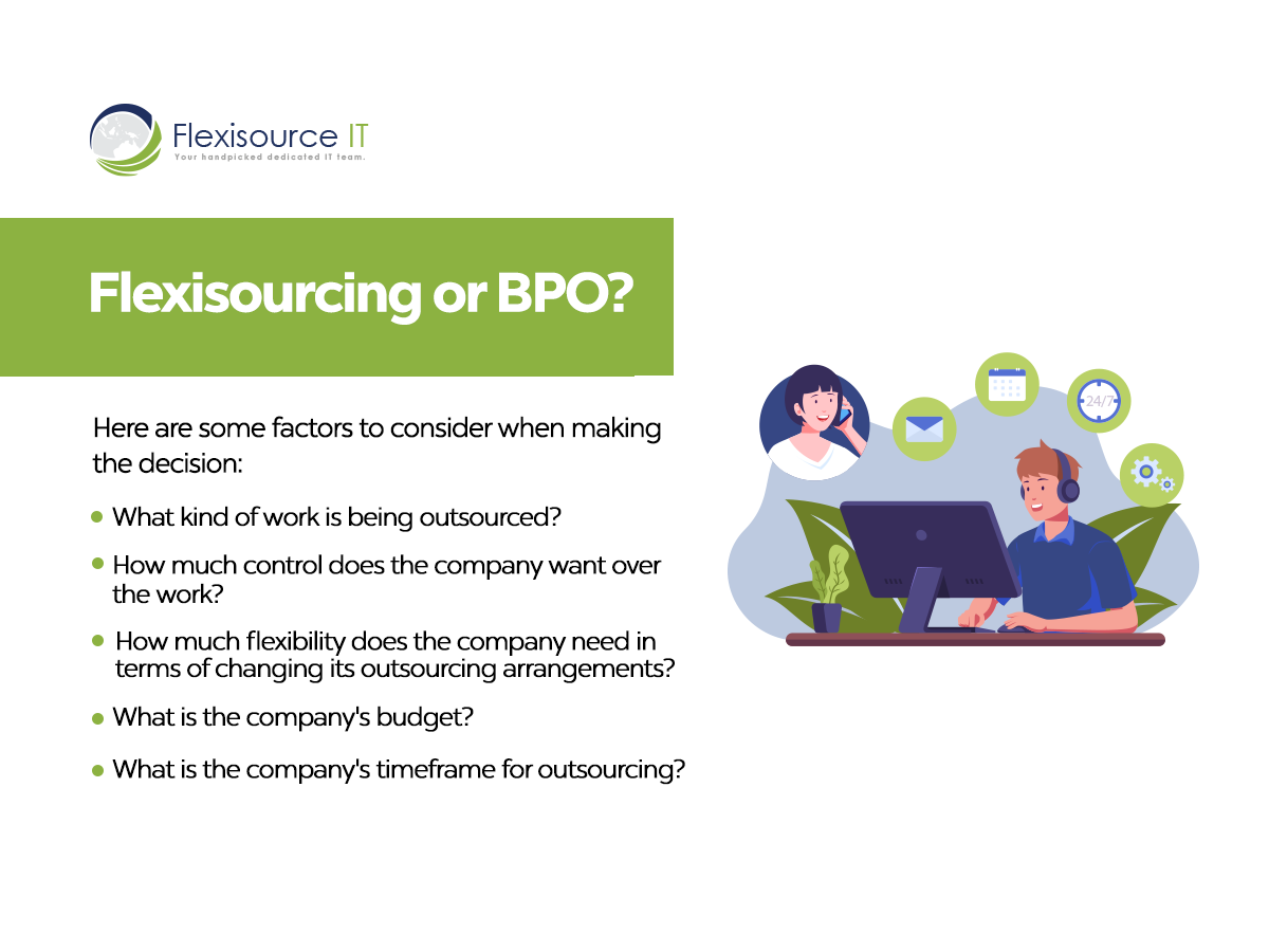 Flexisourcing vs Business Process Outsourcing: Which is Best for Your Company