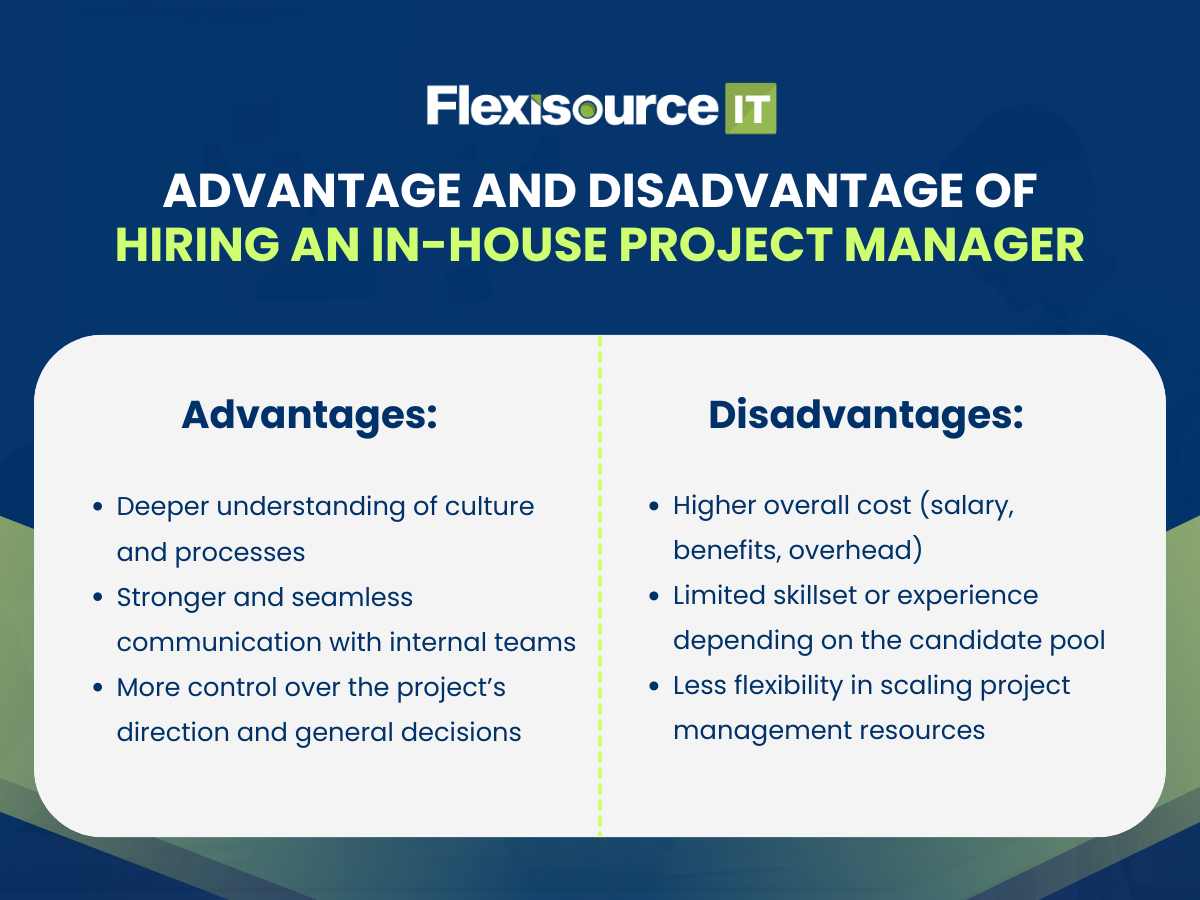 in-house vs outsourced project manager