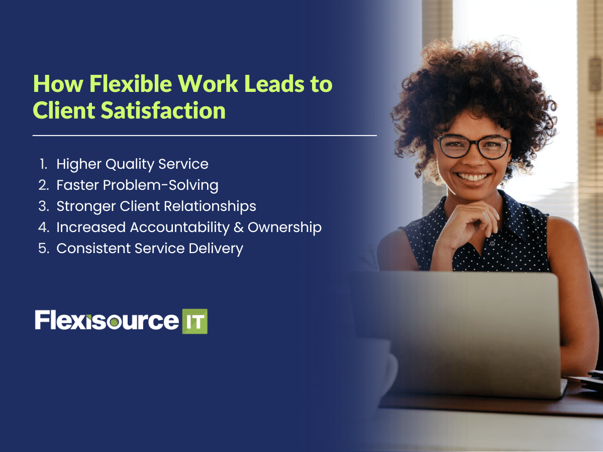 How Flexible Work Leads to Client Satisfaction