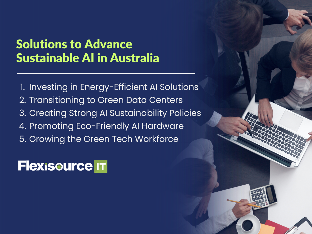 Solutions to Advance Sustainable AI in Australia