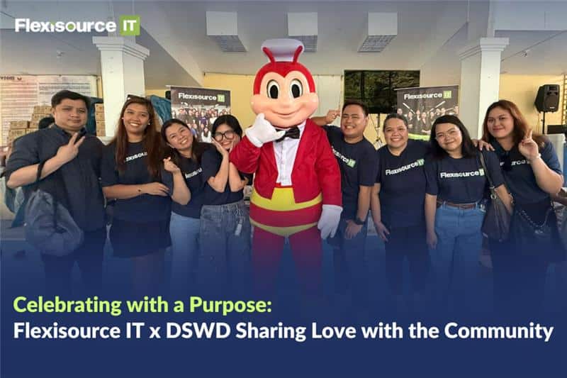 Celebrating with a Purpose Flexisource IT x DSWD Sharing Love with the Community