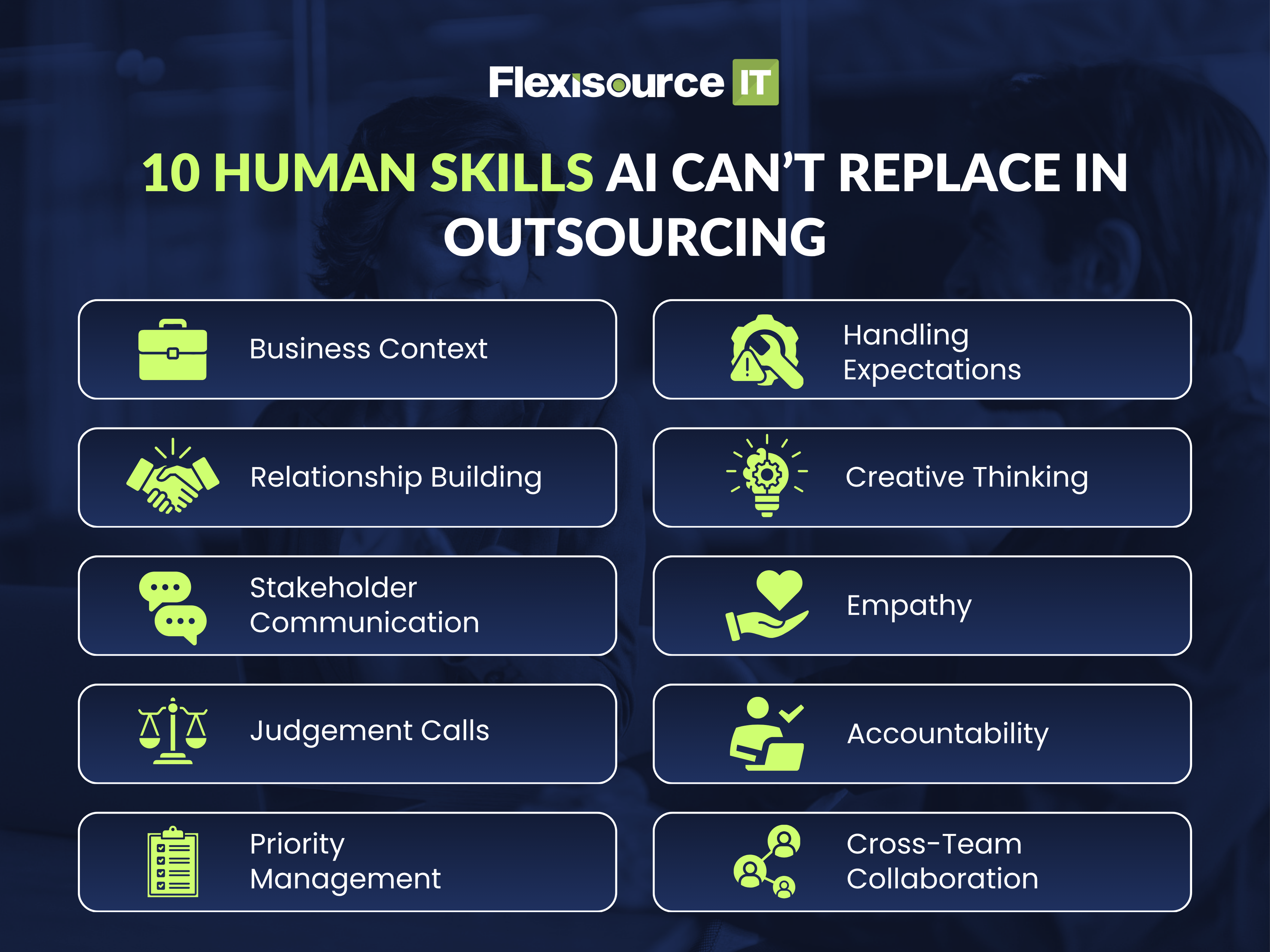 10 Human Skills AI Can't Replace in Outsourcing
