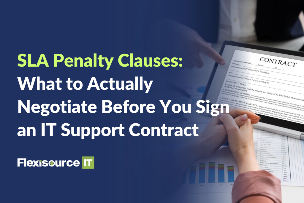 SLA Penalty Clauses: What to Actually Negotiate Before You Sign an IT Support Contract